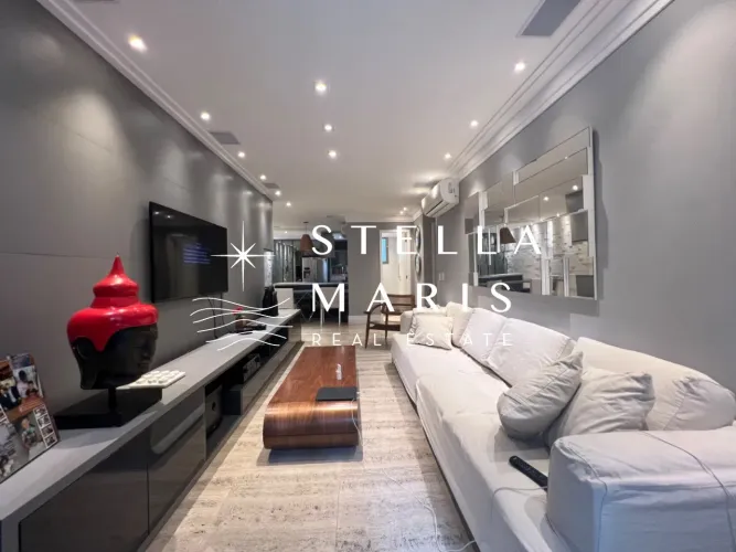 Leblon, Apartamento decorado e mobiliado, com 83 m2, 2 suítes, 1 vaga e portaria 24 horas 