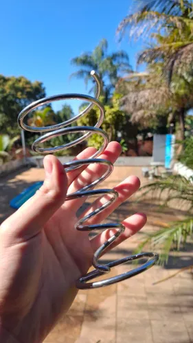 Suporte espiral para Pizza e Batata no cone
