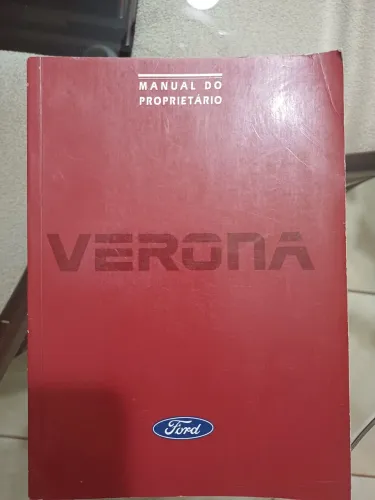 Manual do Proprietario do Verona 1989 /1990