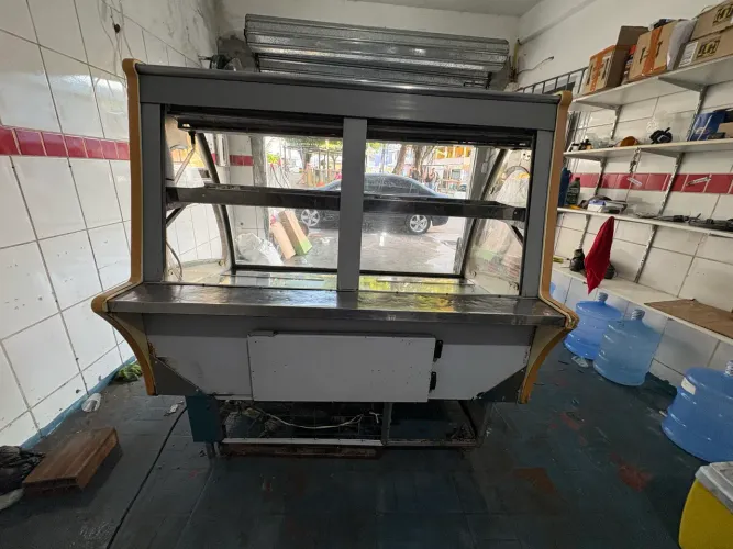 Balcão frigorífico reformado todo inox motor novo