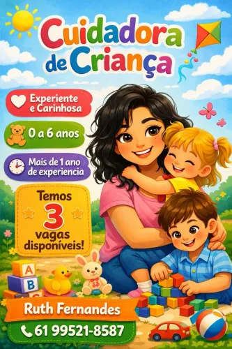 Cuida-se de criança valor a negociar por favor olhar segunda imagem