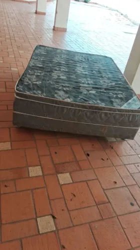 Cama box de molas conjugado reforçada 