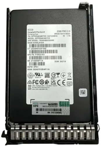 Ssd Enterprise Servidor Micron 480gb Sata 6gb 2,5 Mtfddak480tds