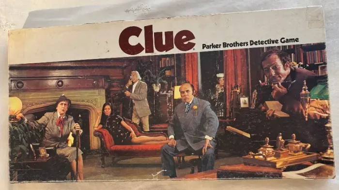 Jogo Clue Original 1972 Parker Brothers - Jogo Detetive Vintage Importado