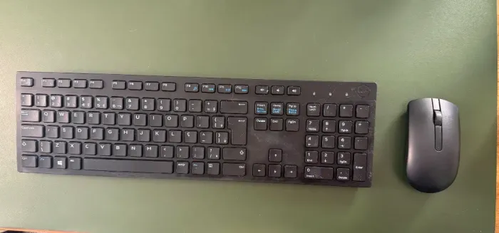 Kit Teclado e Mouse Sem Fio Dell KM636 WK636P USB