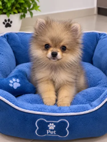 Lulu da pomerania anão com 5 meses