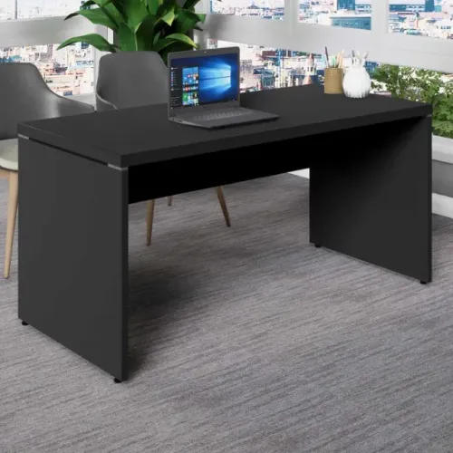 Mesa de Escritorio 150x60 Preta Mesa gamer Super DEsconto