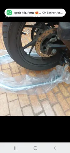 Cavalete  para manutenção de moto traseiro novo não entrego retirar Ribeirão Preto 