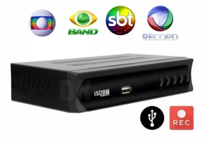 Conversor Digital Para TV De Tubo, LCD , LED Set Top Box - ISDBT Full HD 1080P