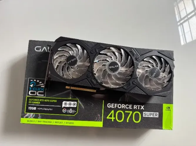 RTX 4070 SUPER 12GB GALAX EX Gamer 1-Click OC | 3 Fans