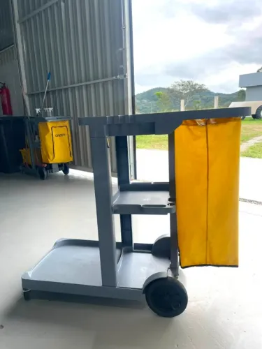 Carro De Limpeza Multifuncional C/ Saco Coletor - NOVO