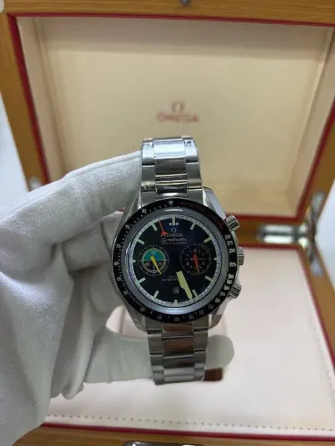Relógio Estilo Speedmaster Pilot Premium - Aço Inoxidável, Vedado e Funcional