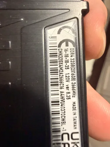 Kit memória ram 32gb frequência 2666