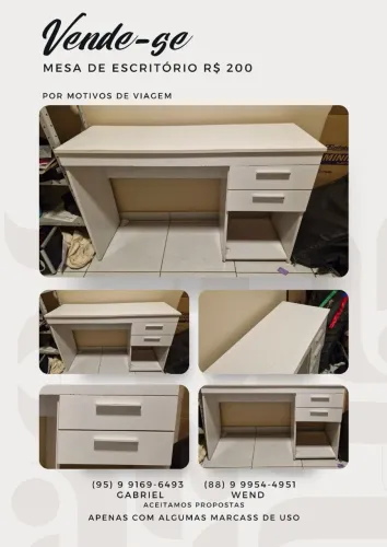 Escrivaninha PRA PEGAR HOJE