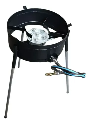 Fogareiro alta pressão para disco de arado - kit gás incluso - a pronta entrega