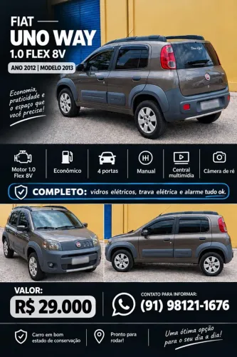 Fiat Uno WAY 1.0 EVO Fire Flex 8V 5P 2013