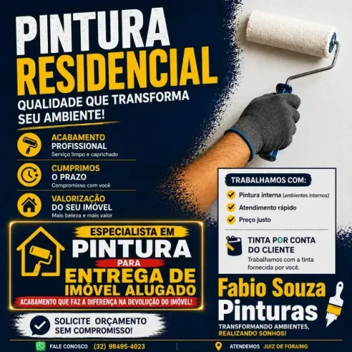 Pintor Residencial - Pintura Residencial