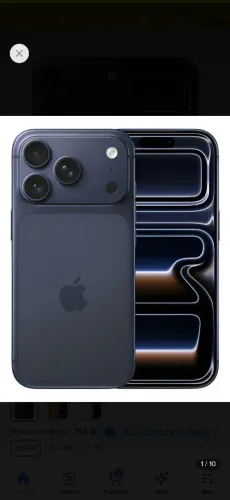 Iphone 17 pro azul - caixa aberta mas nunca foi usado