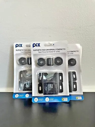 Suporte Universal para TV de 10 a 100 Polegadas com Buchas e Parafusos a Pronta Entrega