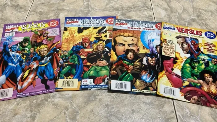 HQ "DC Comics versus Marvel Comics: serie três" (1998)