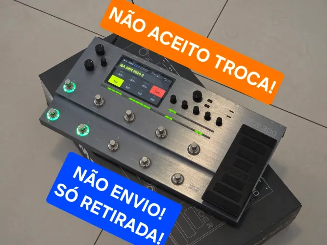 [SÓ VENDA] Pedaleira Mooer GE300 - IMPECÁVEL! 