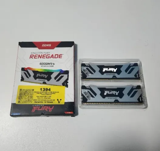Memória Kingston Fury Renegade Ddr5 2 X 16gb Cl32 6000mhz