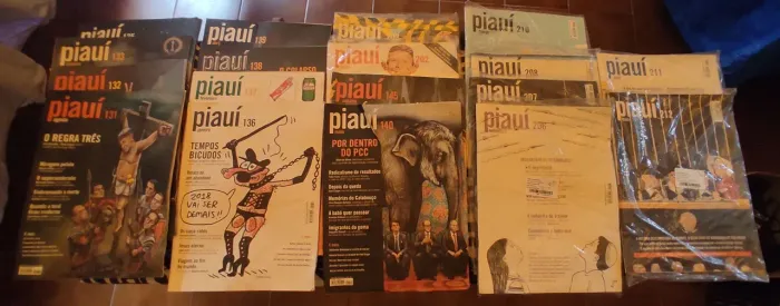 Lote 18 Revistas Piauí (8 Edições Lacradas!)