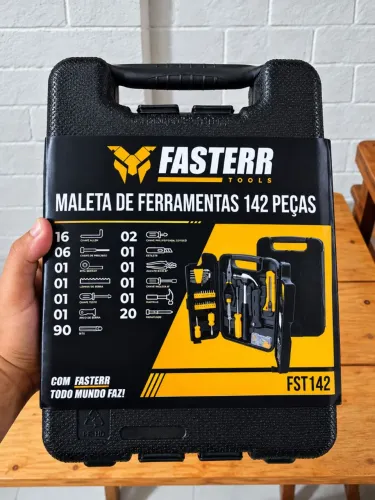 Kit de Ferramentas Fasterr Tools - 142 Peças