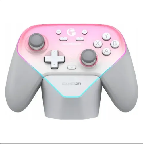 PRO CONTROLLER GAMESIR SUPER NOVA T4N WHITE C/ BASE DE CARREGAMENTO