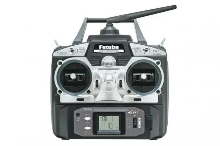 Futaba 6EX 2.4GHZ Rádio FAAST com receptor R607FS Helimodelismo Aeromodelismo Controle