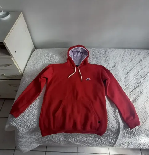Moletom Nike original vermelho masculino novo tamanho M
