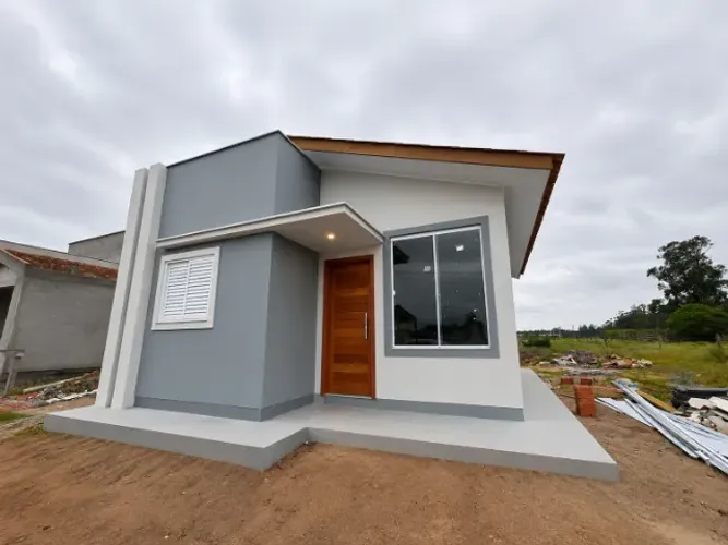Casa nova em Jaguaruna com dois quartos