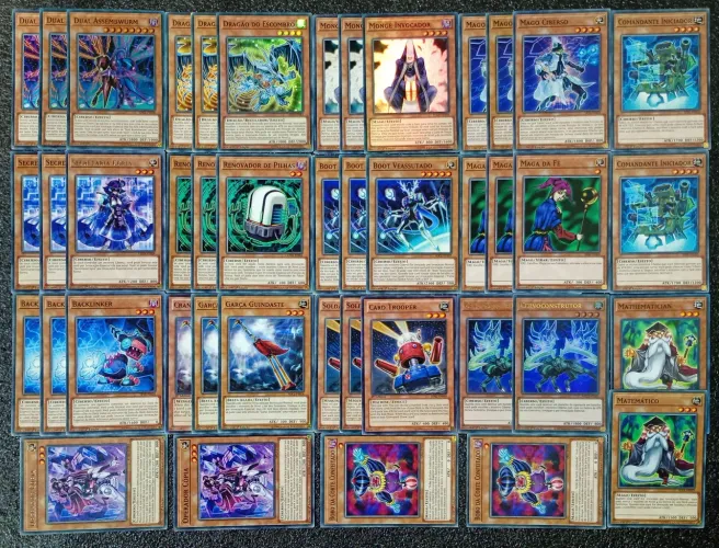 deck estrutural link ciberso cartas originais de yu-gi-oh