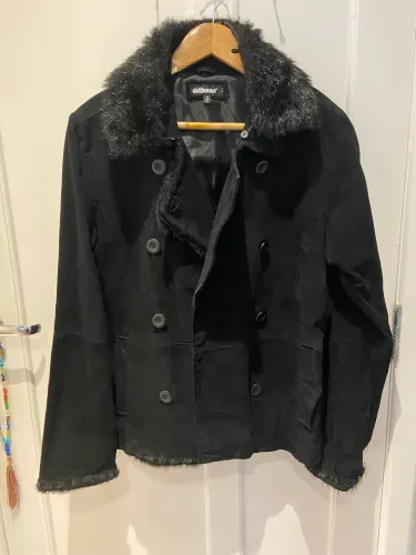 Jaqueta preta Couro M 