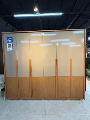 Guarda Roupa MDF Hopper 265cm (Novo Direto da Fábrica)