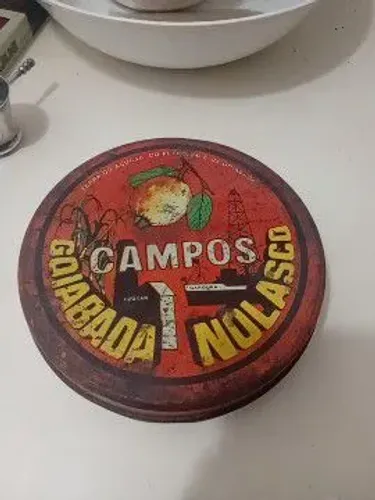 Ou lata de goiabada antiga goiabada Nolasco
