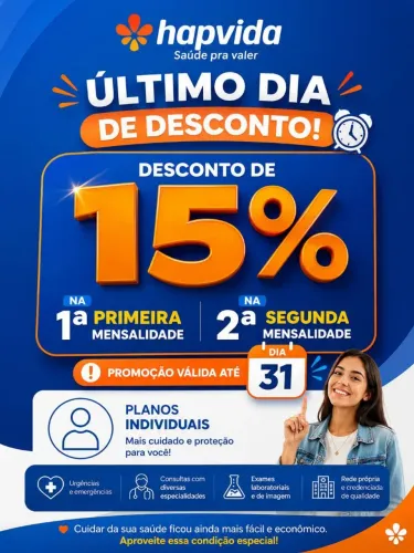 Último dia de promoção 