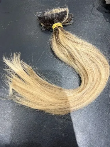 Cabelo loiro Brasileiro 50 cm 80 gramas na fita