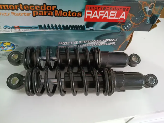 Amortecedores 28 cm preto mirage 250, Intruder 125/250, virago 250