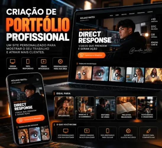 Criação de Portfólio Profissional | Site Personalizado