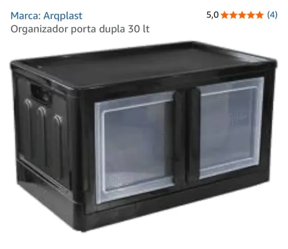 Caixa plástica organizadora 