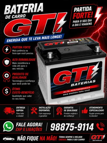 Bateria de carro GTI