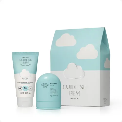 Kit Presente Cuide-se Bem Nuvem ( 2 itens)
