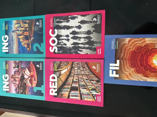Livros Poliedro pré vest 2026