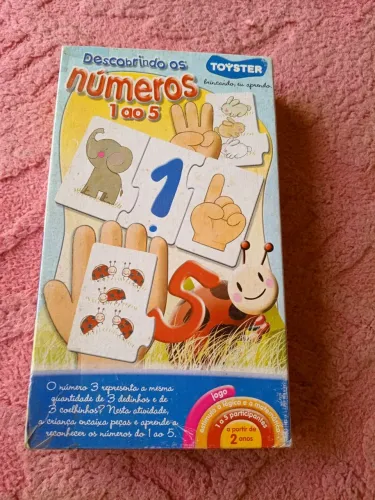 Jogo Descobrindo os números 1 ao 5