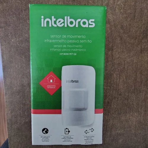 Senaor Infravermelho Passivo Sem Fio Intelbras IVP 8000 PET