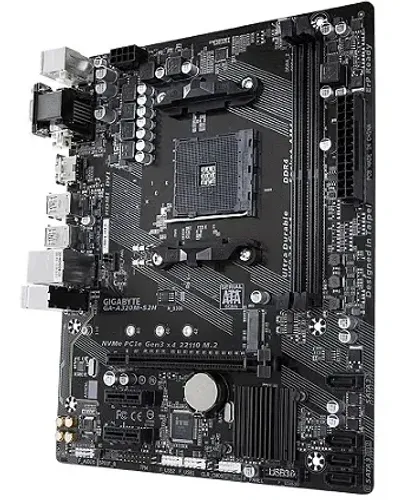 PLACA MÃE GIGABYTE GA-A320M-S2H AMD AM4 MATX DDR4