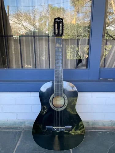 Violão de nylon preto da Menphys