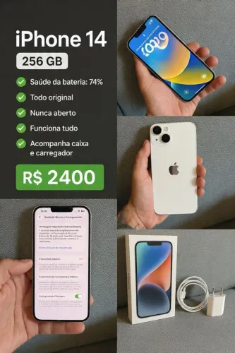 iPhone 14 256Gb Branco