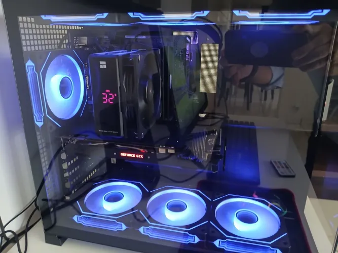 PC Gamer Alto Desempenho, Nvme 256GB, 2TB HD, Placa Vídeo Geforce 8GB , DDR4 16GB